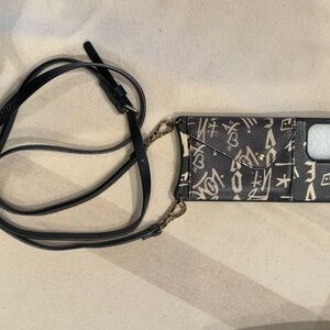 Bandolier grafitti Love 12 ProMax  Phone Case with Black Strap